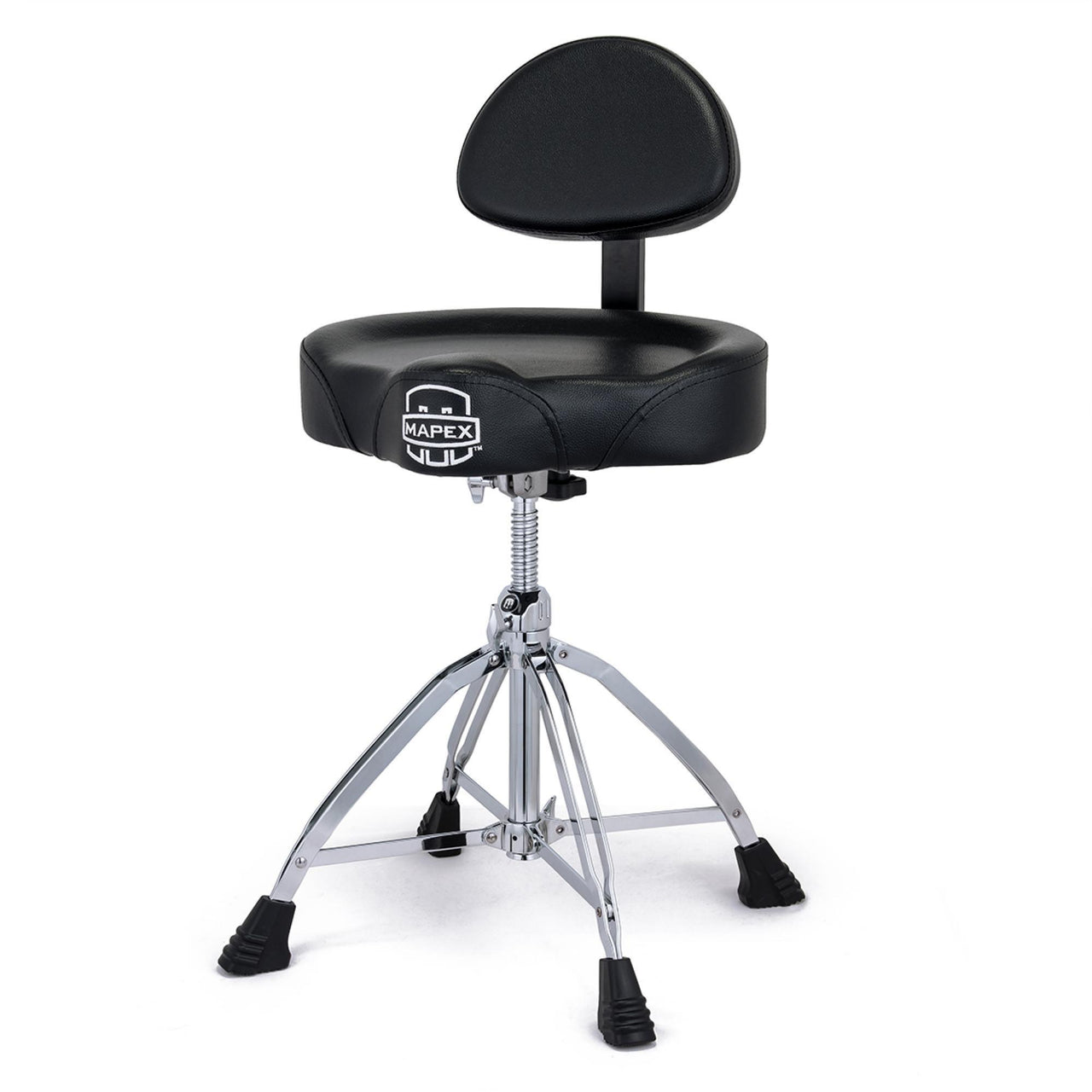 Banco Mapex  T875 Para Baterista Tipo Saddle Con Respaldo