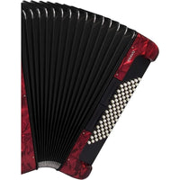 Thumbnail for Acordeon Hohner Bravo Iii 34 Teclas 72 Bajos Rojo C/funda, A16632