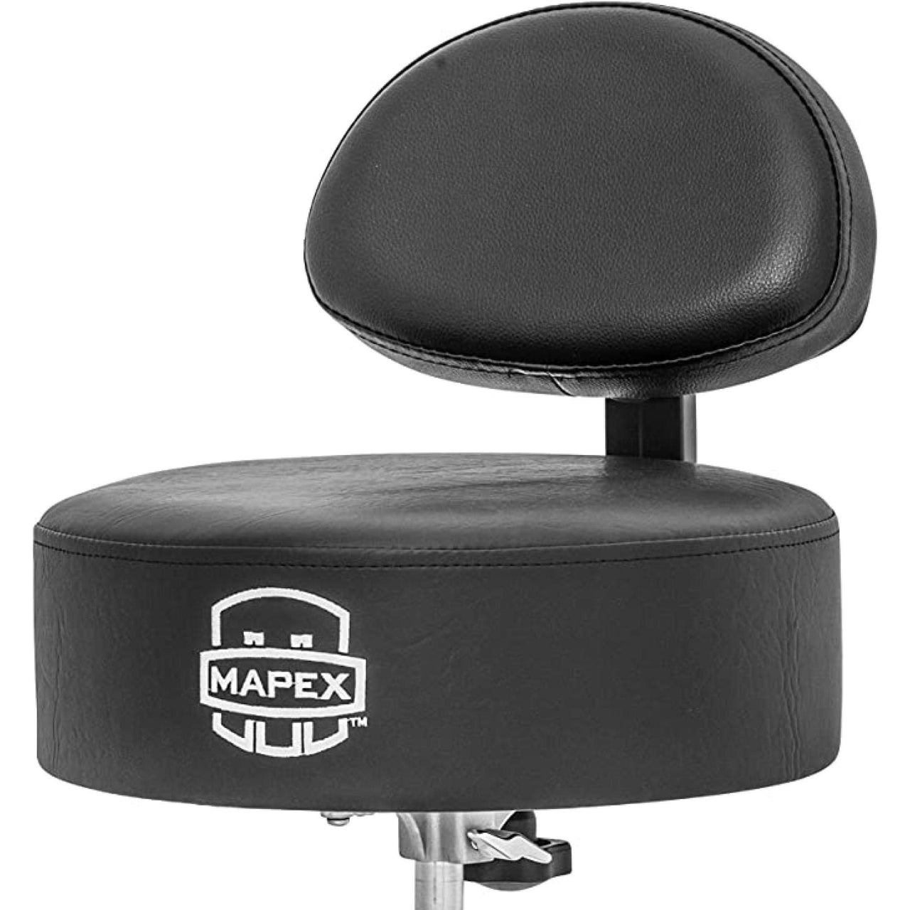 Banco Mapex T870 Para Baterista Redondo Con Respaldo