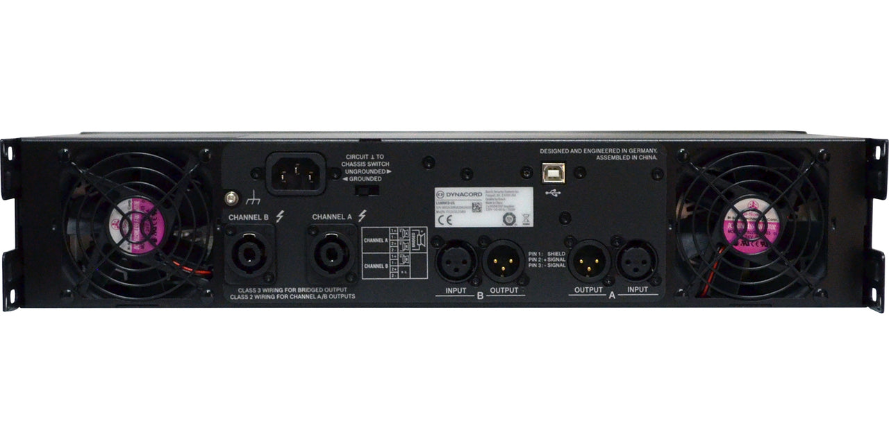 AMPLIFICADOR DYNACORD PODER MODELO L1800FD