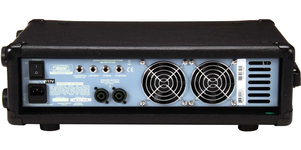 AMPLIFICADOR ASHDOWN P/BAJO ABM-600-EVO