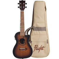 Thumbnail for Ukelele Concierto Electroacústico Flight Con Funda Duc380ceq Amber