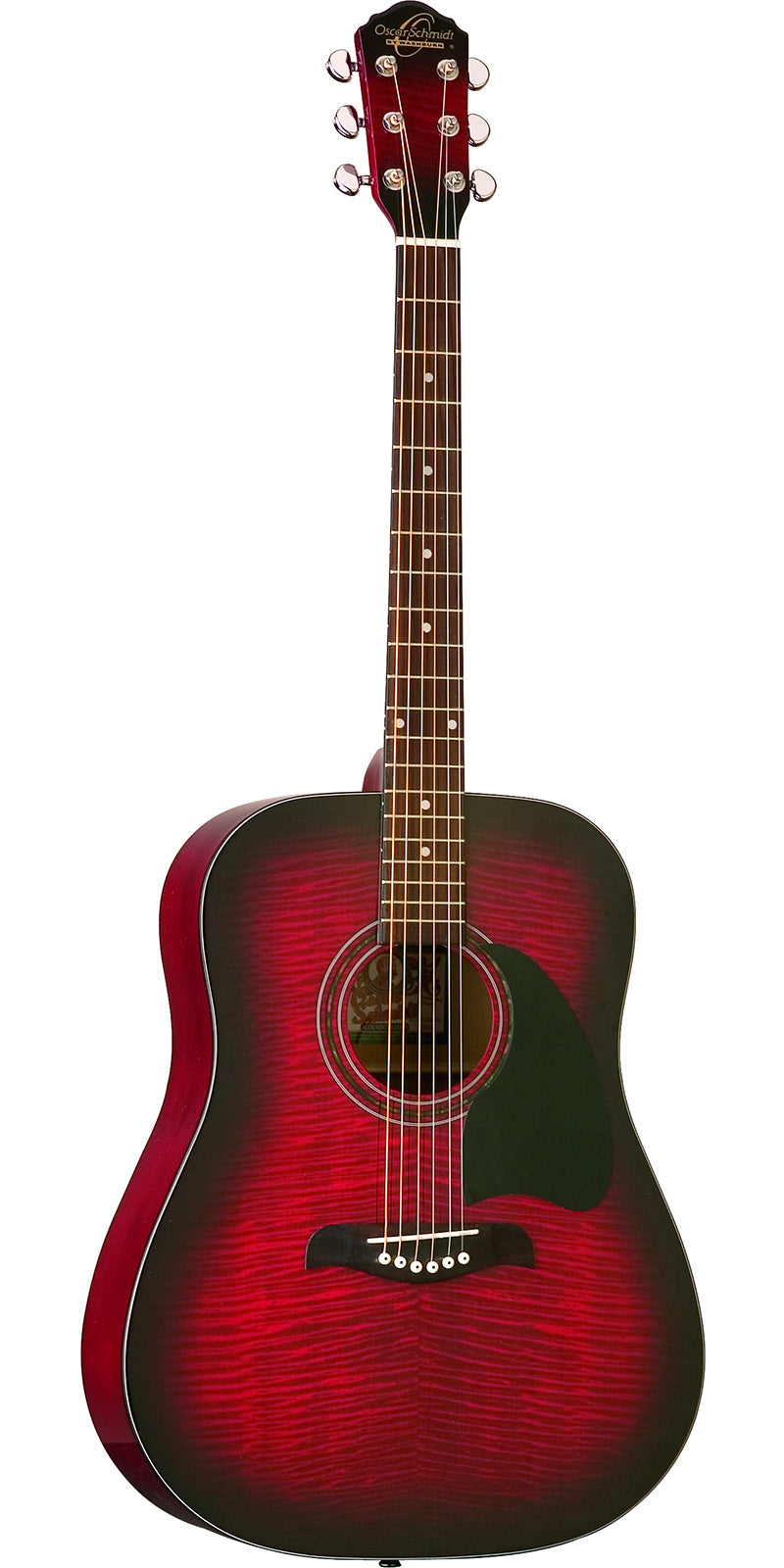 Guitarra Acustica Oscar Schmidt OG2F Flameada