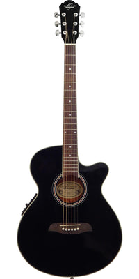 Thumbnail for Guitarra Electroacustica Oscar Schmidt OG8CE Folk Negra