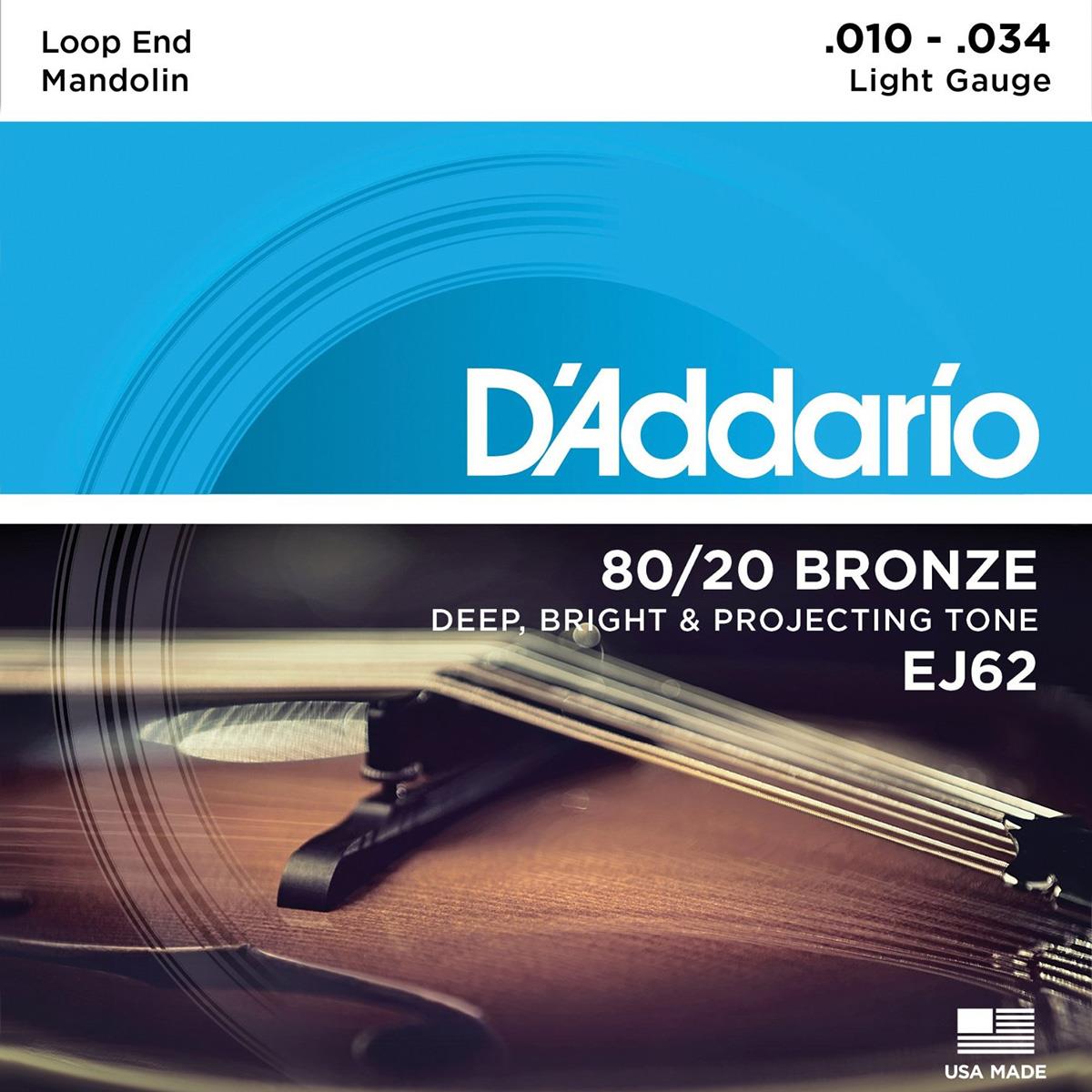 ENCORDADURA DADDARIO PARA MANDOLINA EJ-62