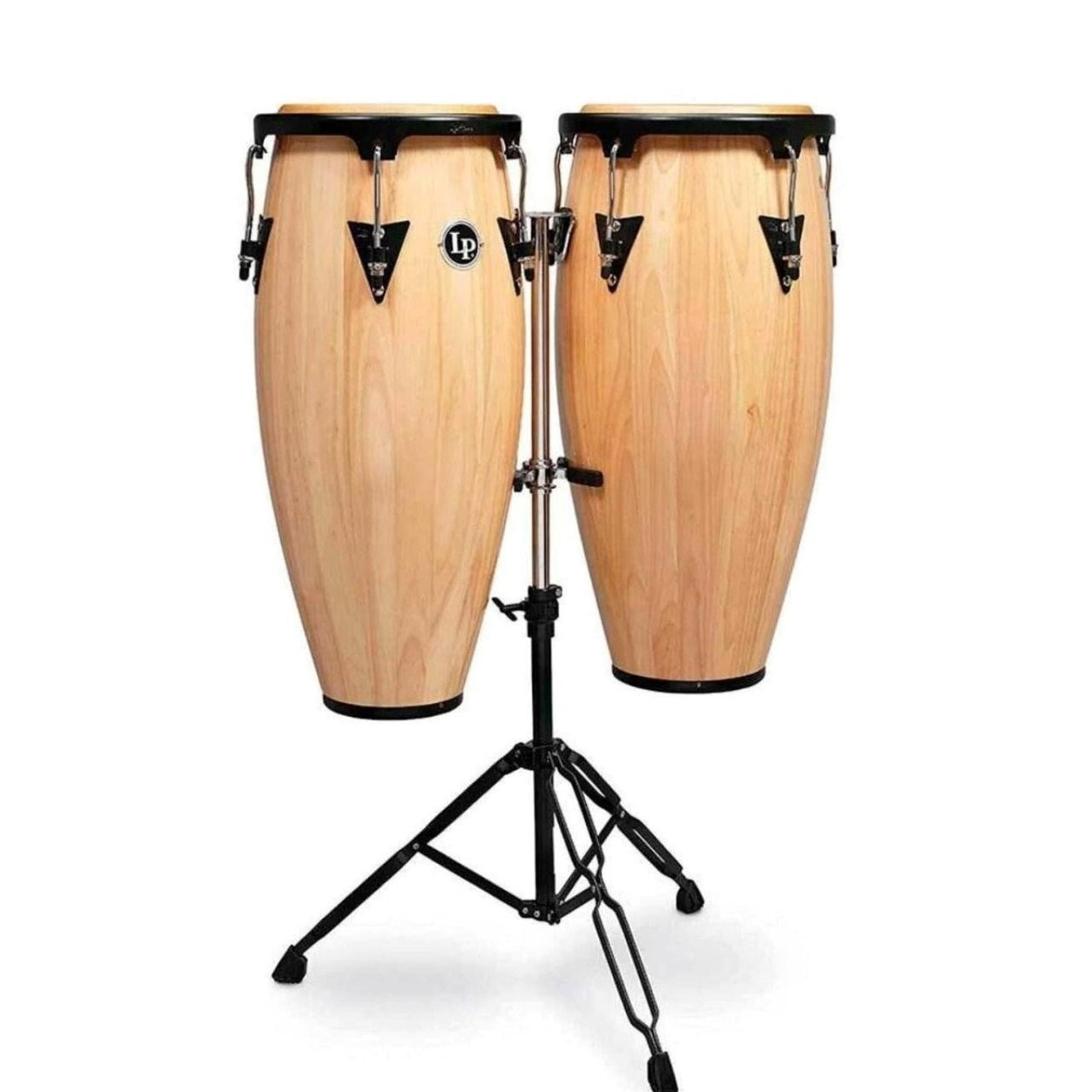 Congas Lp Aspire 11"y12" Mad. Nat. C/Atril, Lpa647-Aw