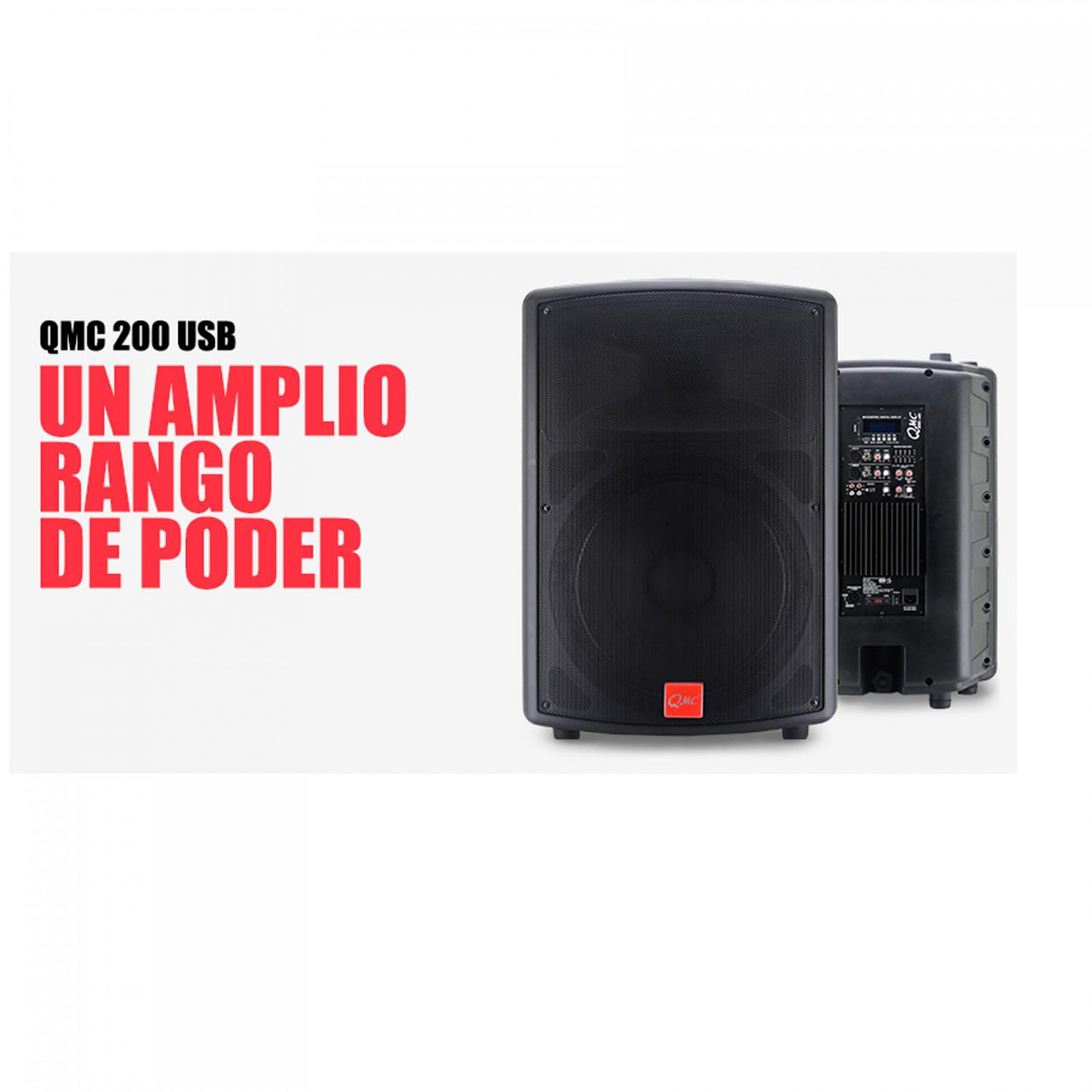 Bafle Qmc 15" Activo Qmc-200usb