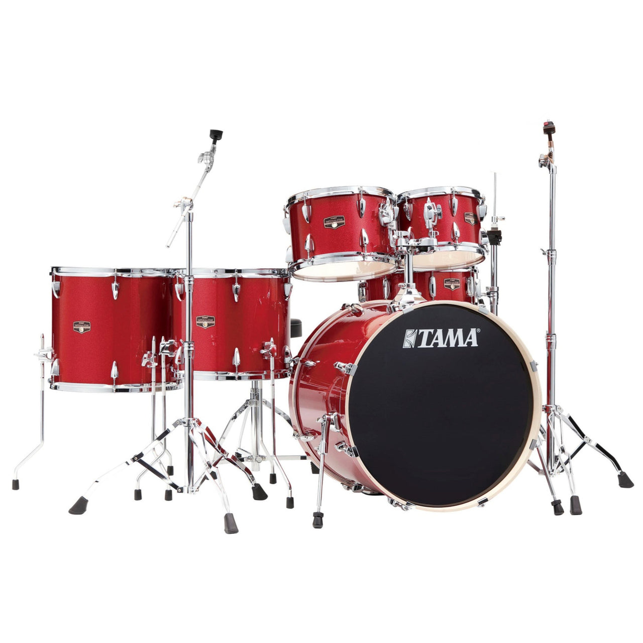 Bateria Tama Ip62h6w-brm Imperialstar 6 Piezas Rojo Quemado Metalico