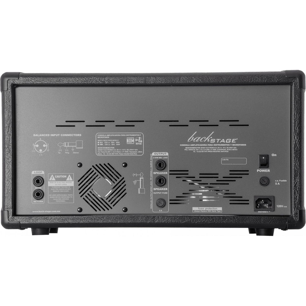 Consola Amplifica Back Stage Mezcladora 10 Canales Para lineas Y Microfono 10l4 Usb