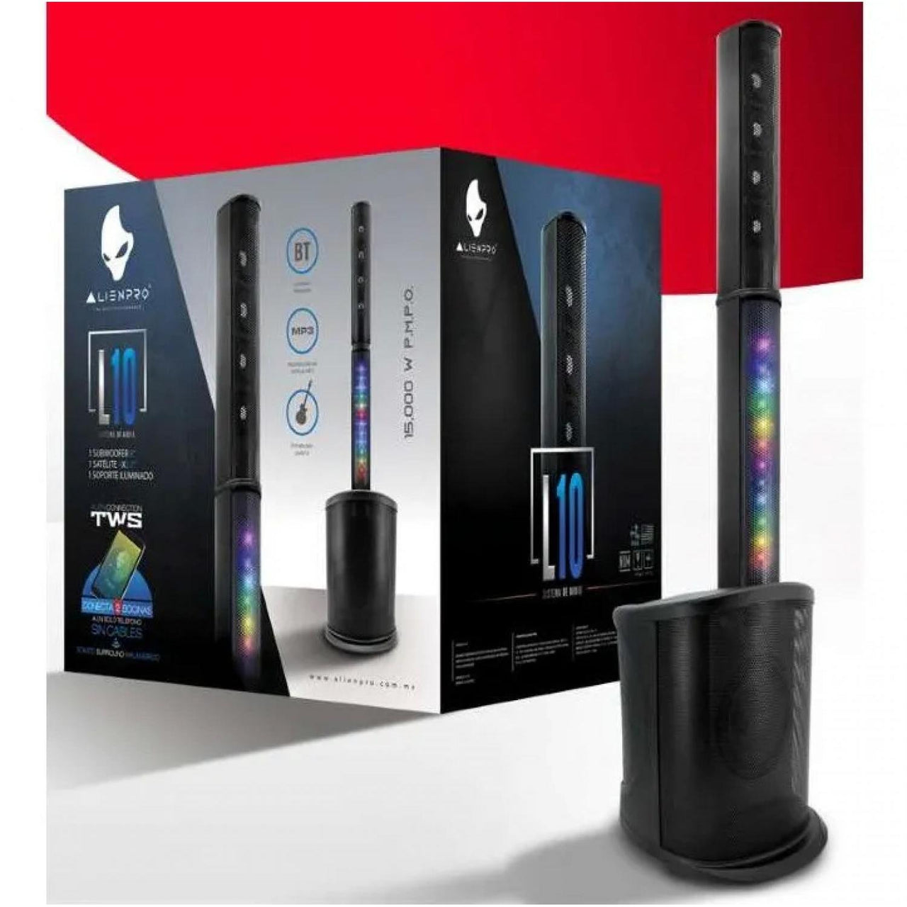 Sistema De Audio Alien Columna Con Bluethooth L-10