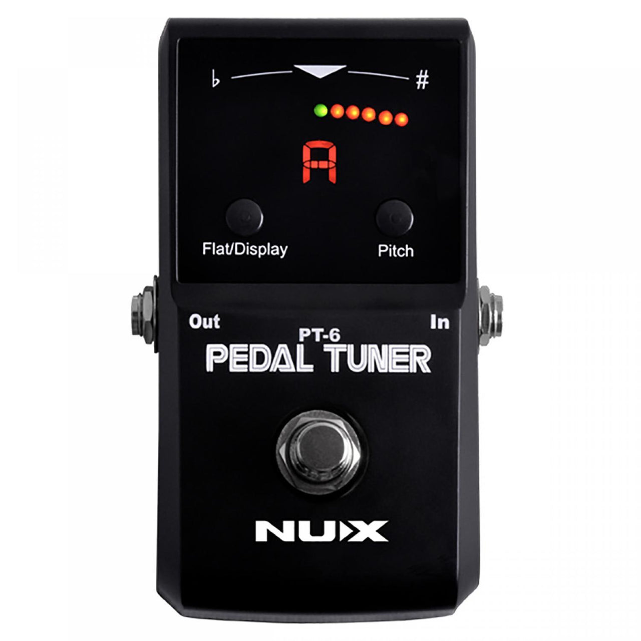 Afinador Nux Pt-6 Electrónico Cromático de Pedal