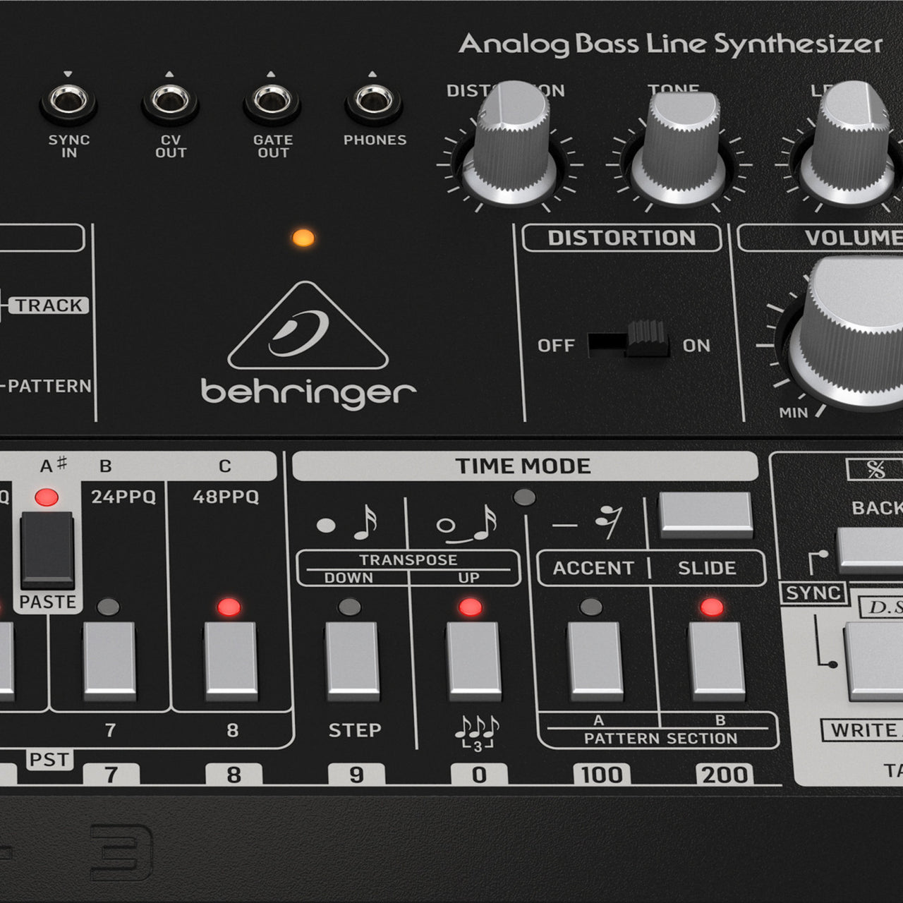 Sintetizador Behringer Td-3-bk Bass Line Análogo Secuenciador De 6 pasos