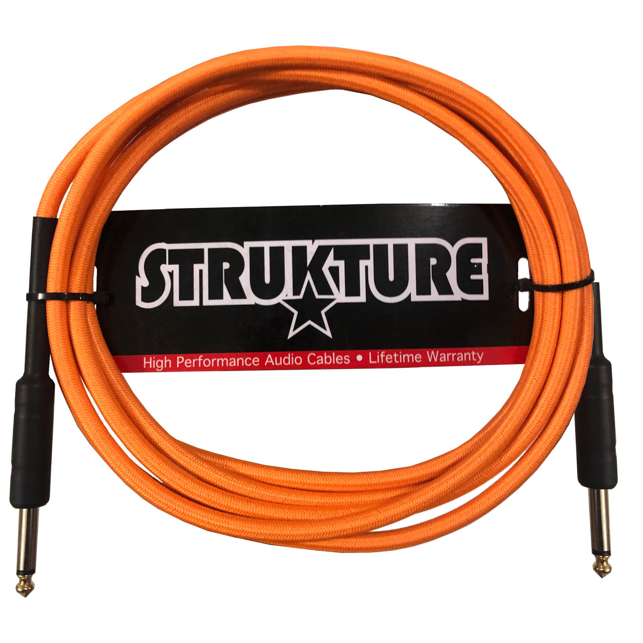 Cable Struktur Sc10no Para Instrumento 3.05 Metros Textil Naranja Neon