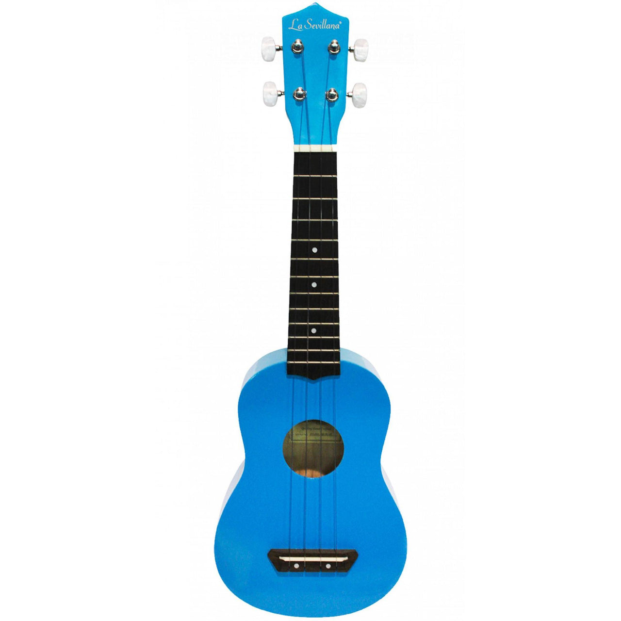 Ukulele La Sevillana Svuke-100blu Con Funda Azul