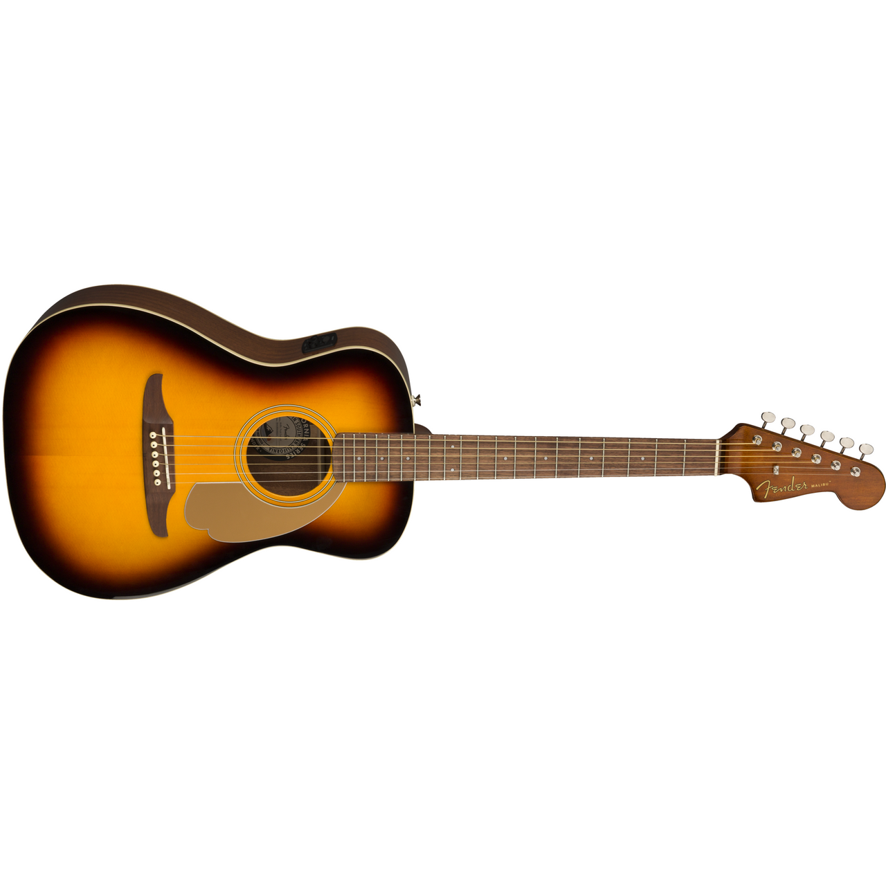 Guitarra Electroacustica Fender Malibu Player, Sunburst Wn, 0970722003