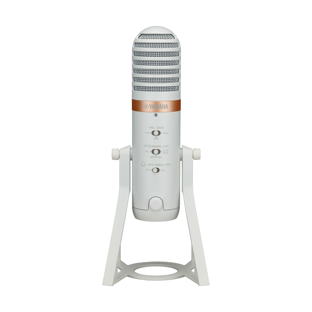 Microfono Yamaha Ag01w Para Streaming Blanco
