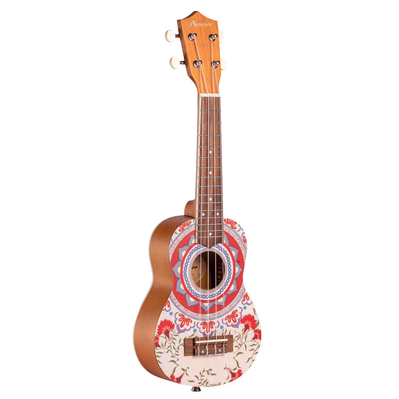 Ukelele Soprano Bamboo U-21-porto Porto Con Funda