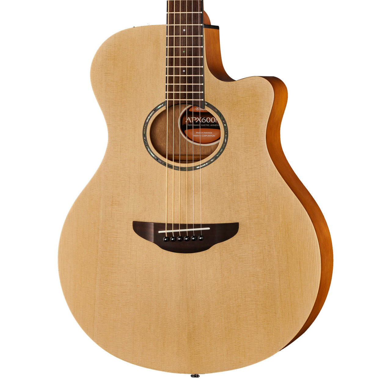 Guitarra Electroacustica Yamaha Apx600mns Serie Apx Natural Satin