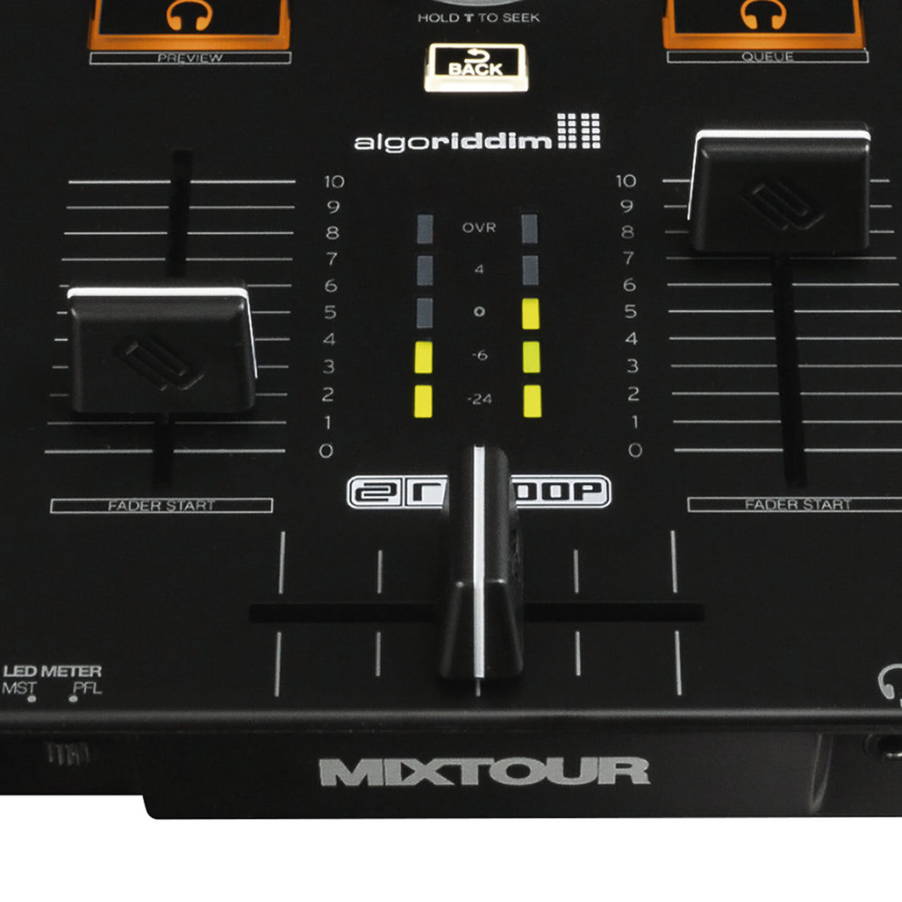 Controlador Reloop, Mixtour DJ Algoriddim elegante y potente
