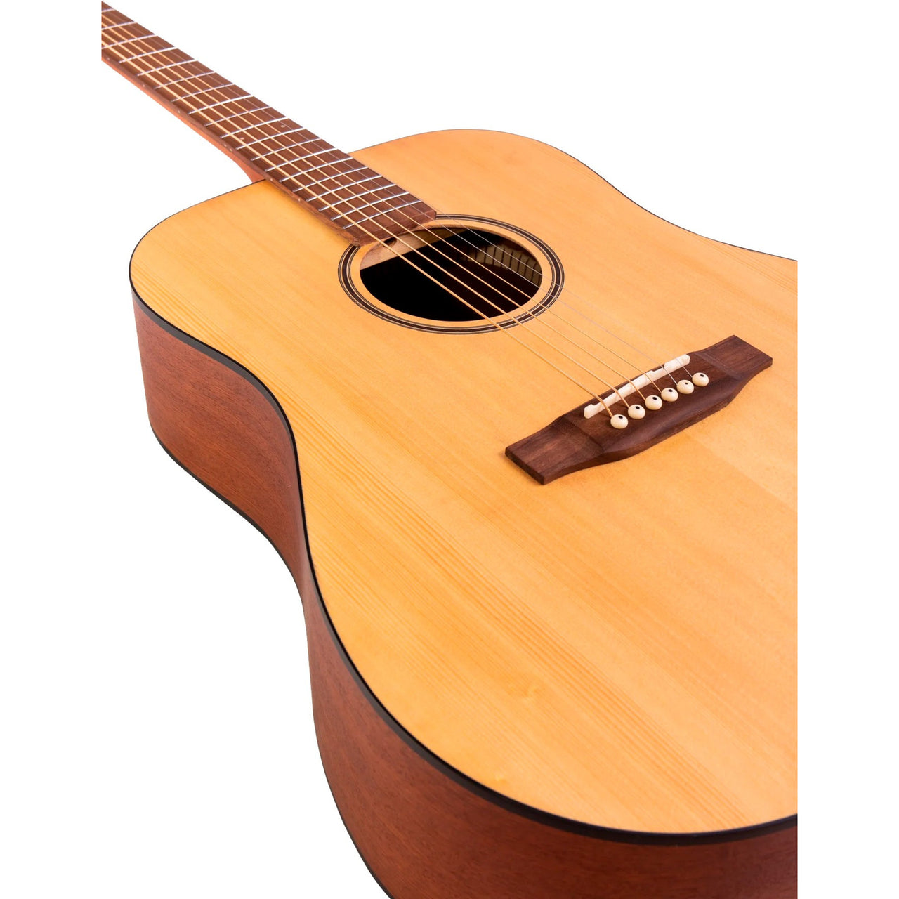 Guitarra Acustica Bamboo Spruce 41" C/funda, Ga-41-spruce