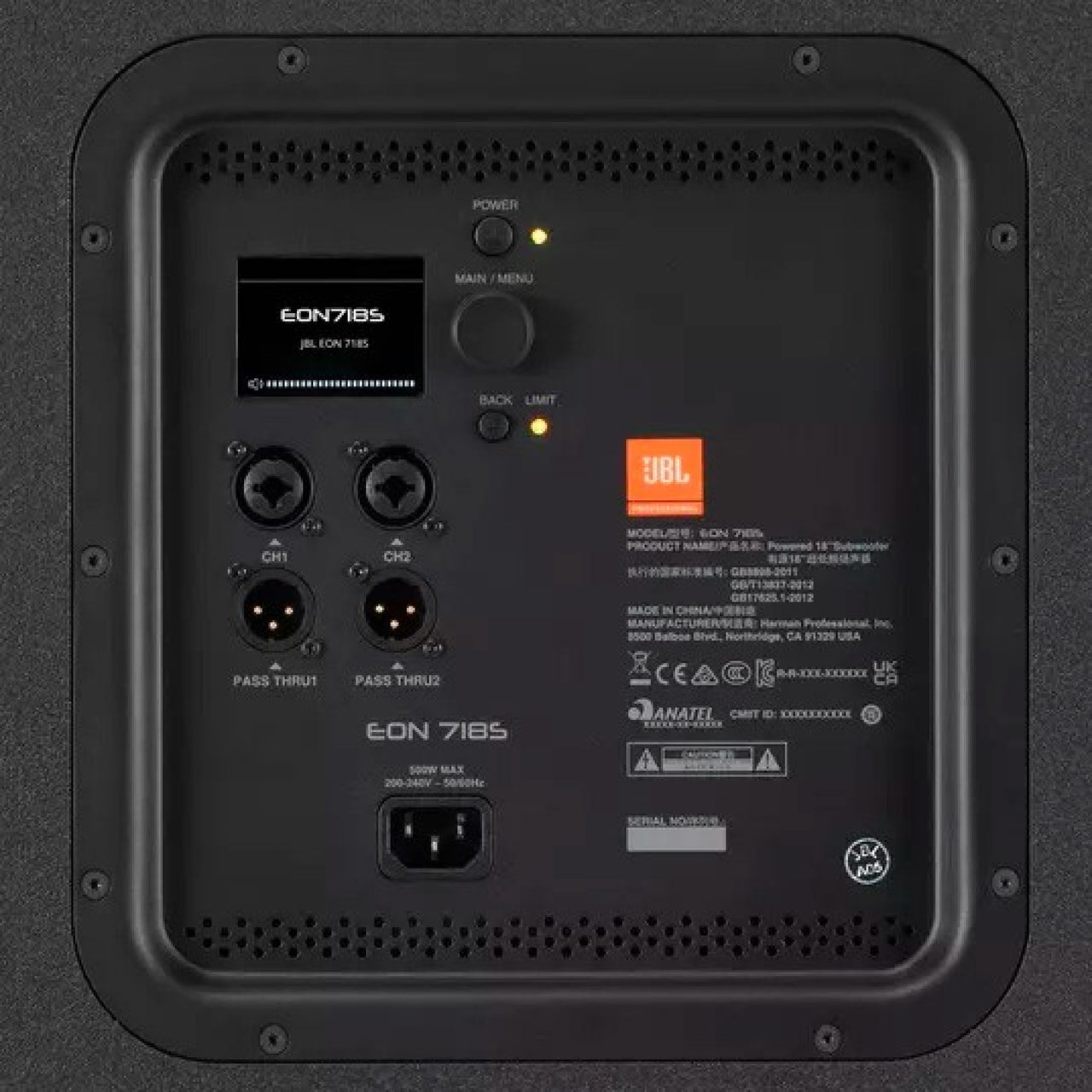 Bafle Jbl Subwoofer 18", Eon718s