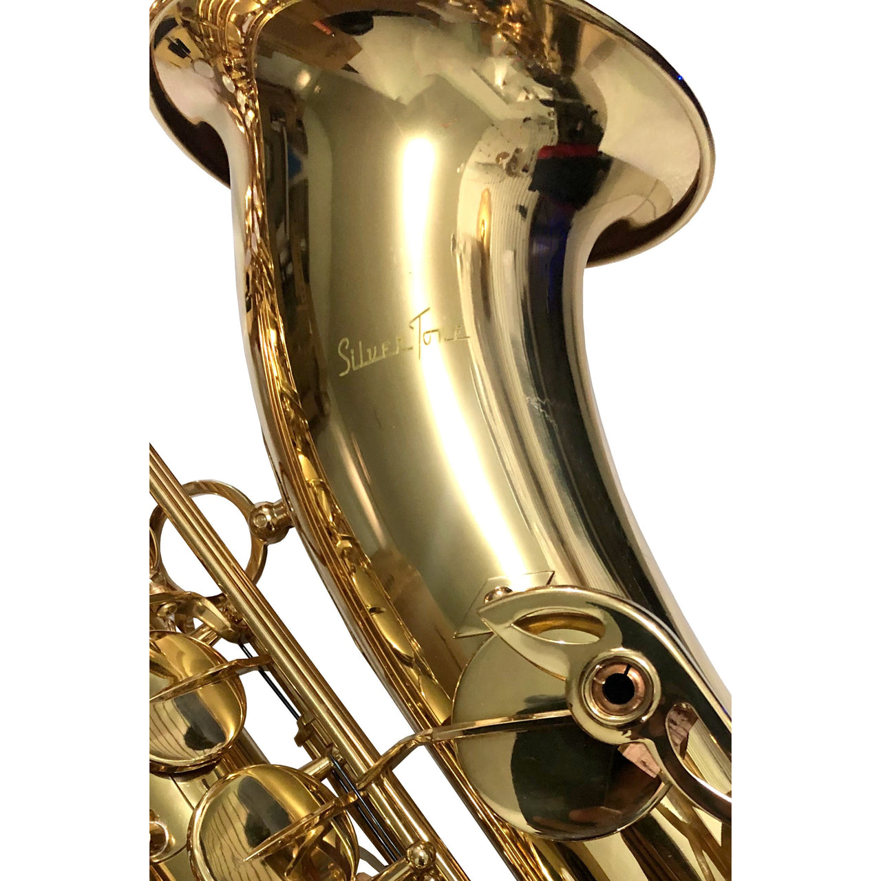 Sax Tenor Silvertone Slsx028-i Sib Dorado Tipo Yamaha