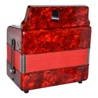 Thumbnail for Acordeon Farinelli 3012farp De Botones Fa Rojo Parrilla Metal 3012