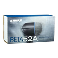 Thumbnail for microfono shure p/bombo y bajas frec. dinamico supercard., beta-52a MINA