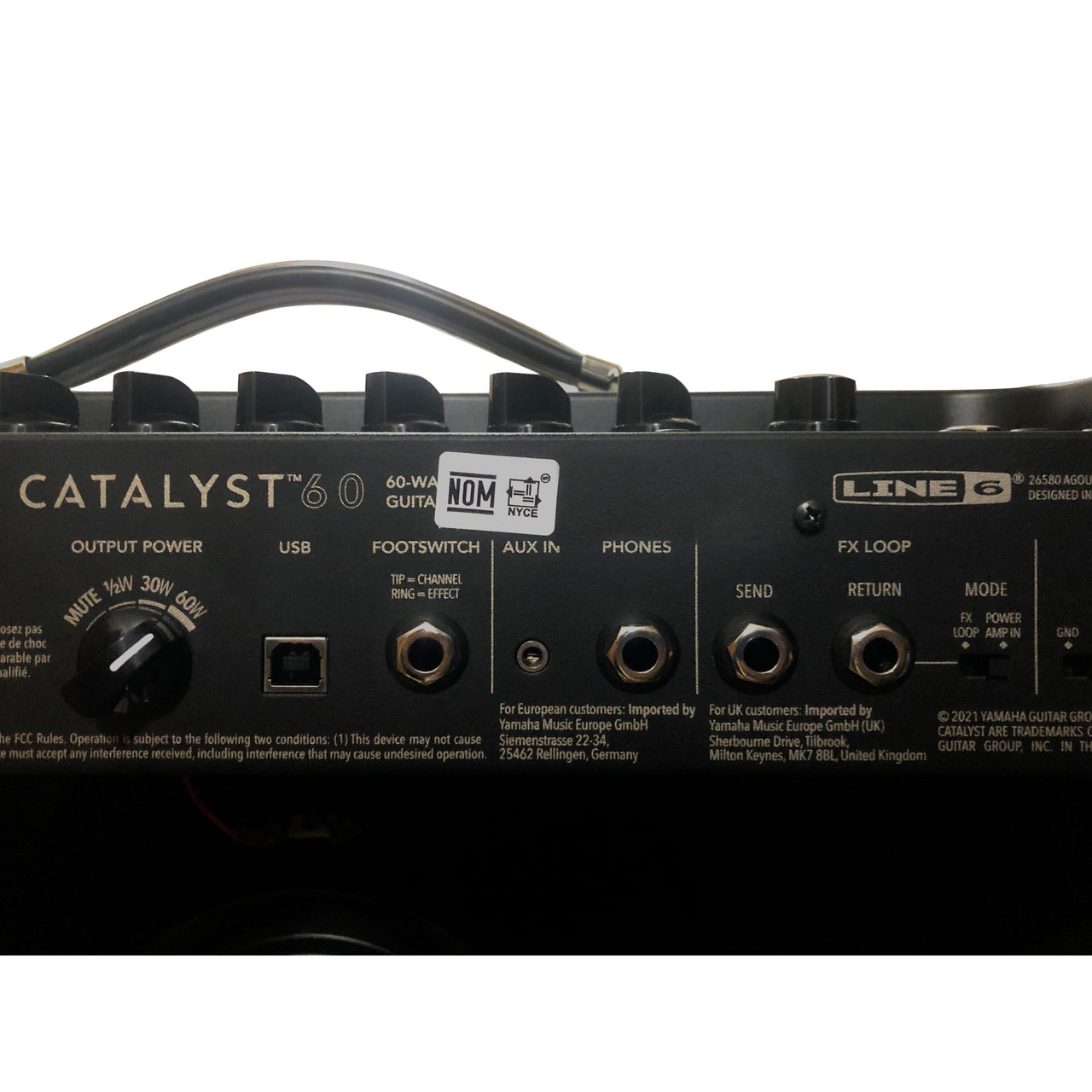 Amplificador Line 6 Catalyst60 De Modelaje 2 Canales 60w