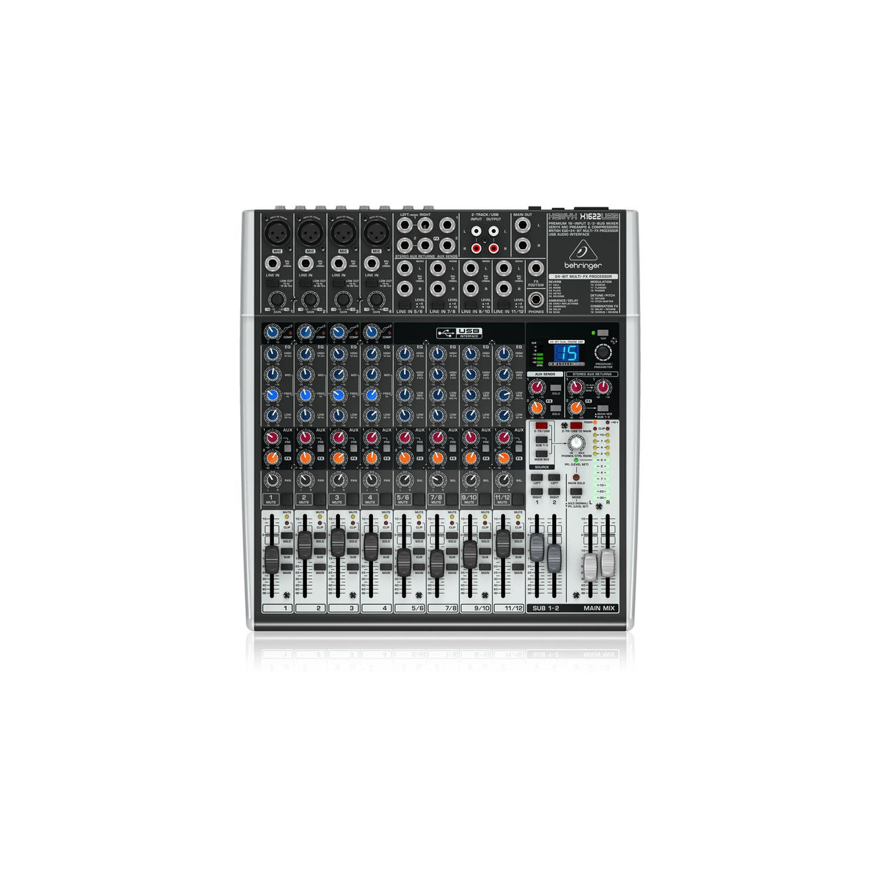 Mezcladora Behringer X1622-usb Xenyx 16 canales