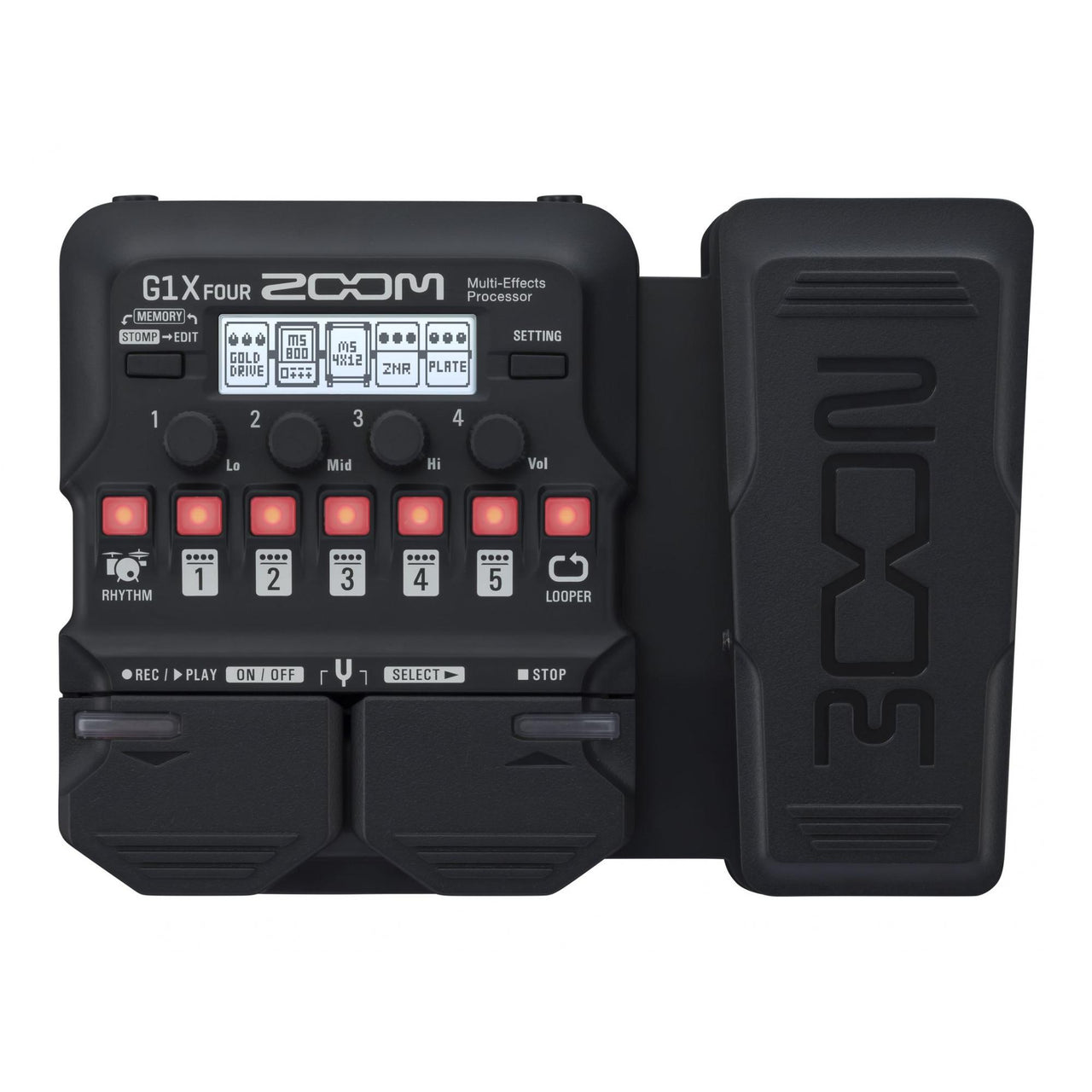 Pedalera Zoom Zg1xfour De Efectos Para Guitarra