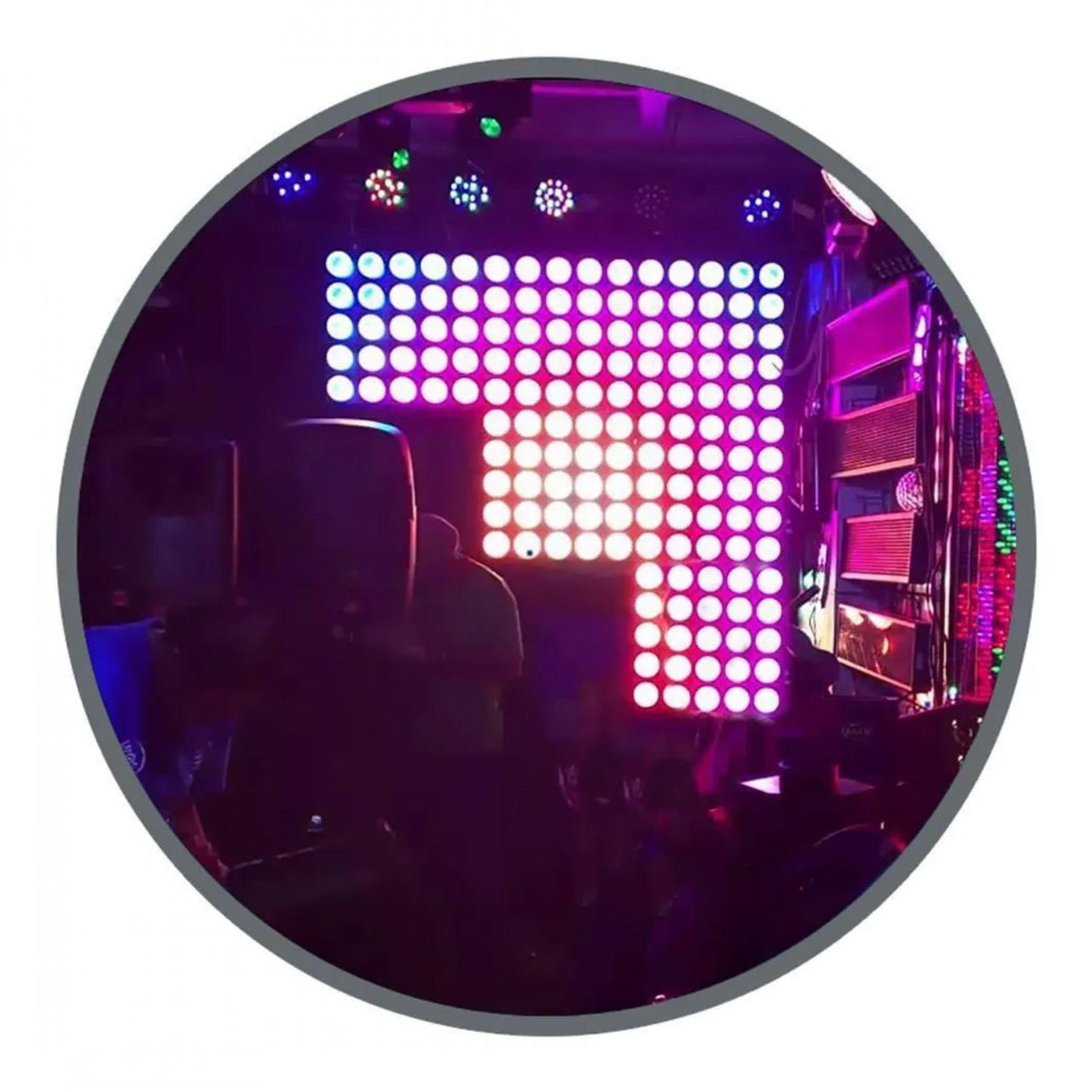 Luz Alien Pro Efectos Led Matrix 5x5 10w Rgb Panel, 55-393