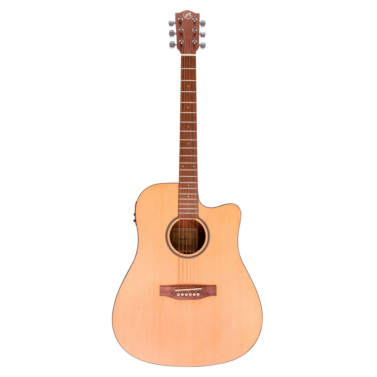 Guitarra Electroacustica Bamboo Spruce 41" C/funda, Ga-41-spruce-q