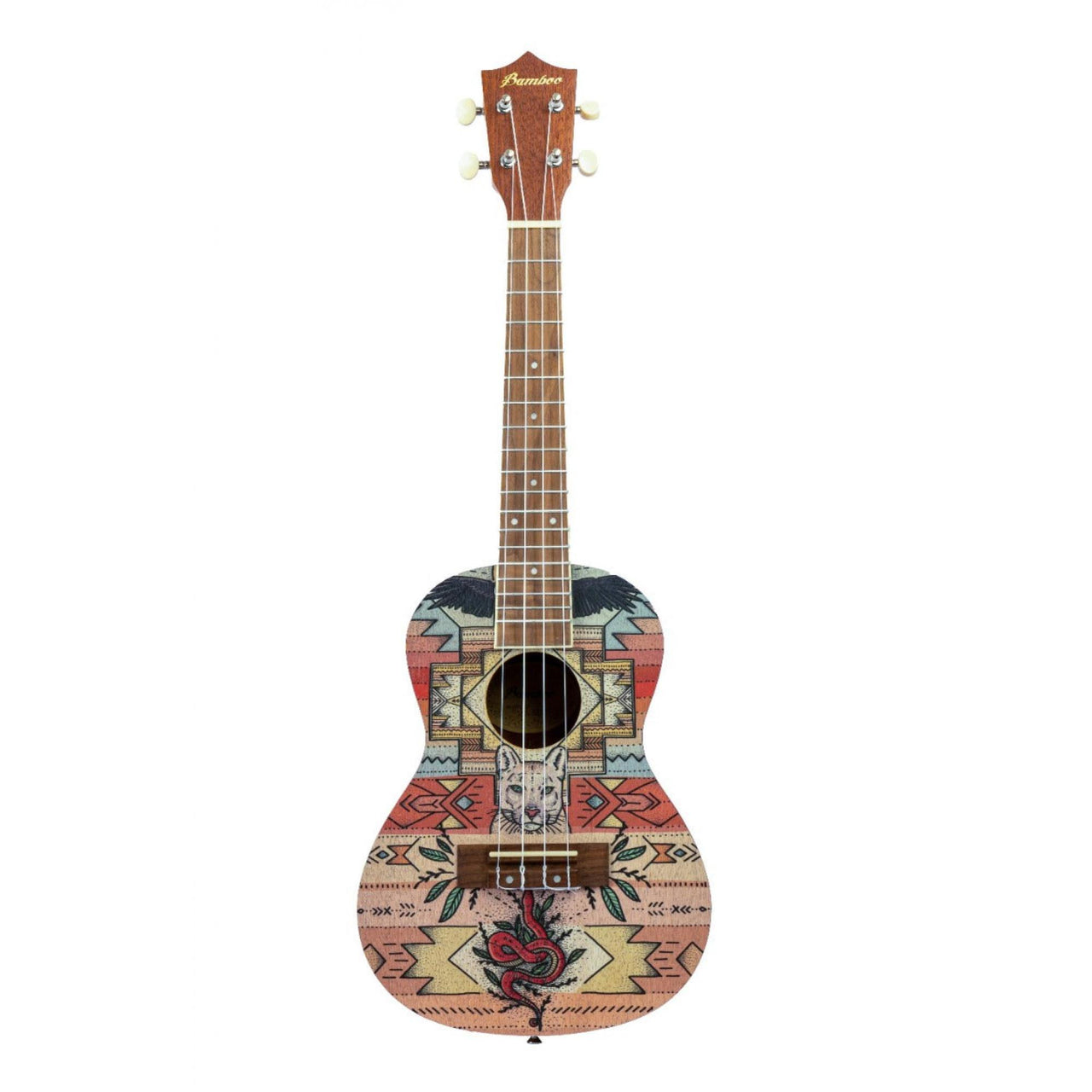 Ukulele Bamboo Concierto Andes Con funda Bu-23-andes-s