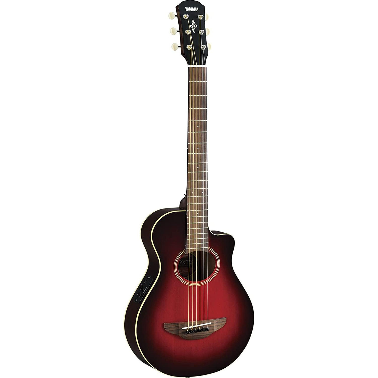 Guitarra Electroacustica Yamaha Apx Traveler Rojo Sombreado, Apxt2drb