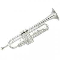 Thumbnail for Trompeta Yamaha Nueva Sib Plateada (2 Desagues) Ytr2330s