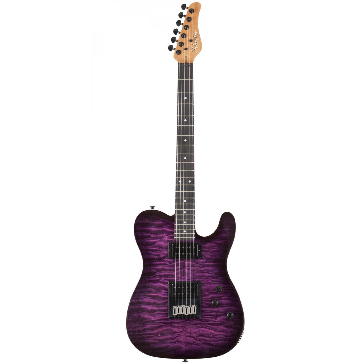 Guitarra Electrica Schecter Pt Pro-ebony Purpura