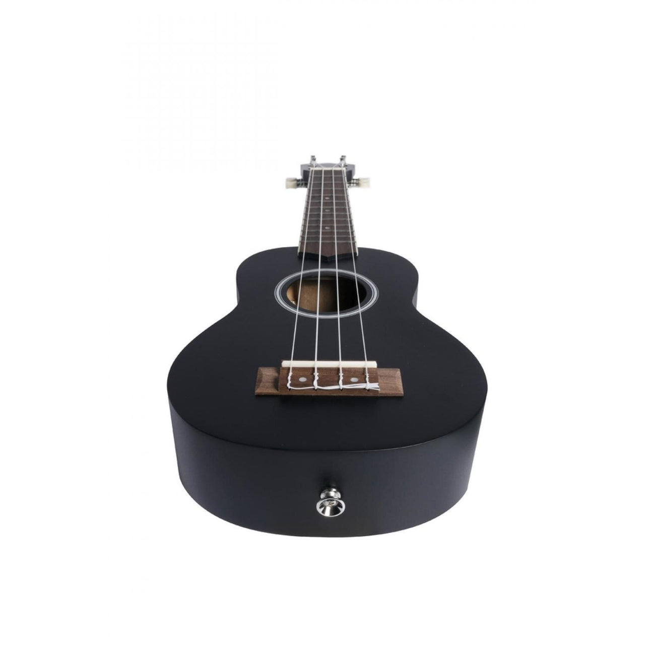 Ukulele Soprano Negro Ukelele Bamboo Bu-21ln-bk Uculele Estudio Con Funda