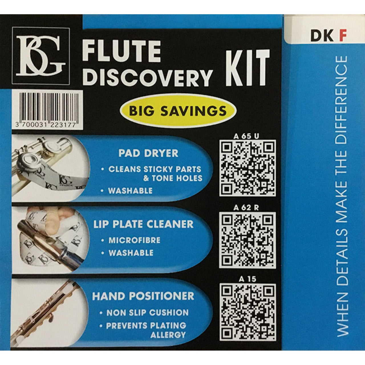 Kit Bg De Mantenimiento P/flauta Transversal, Dkf