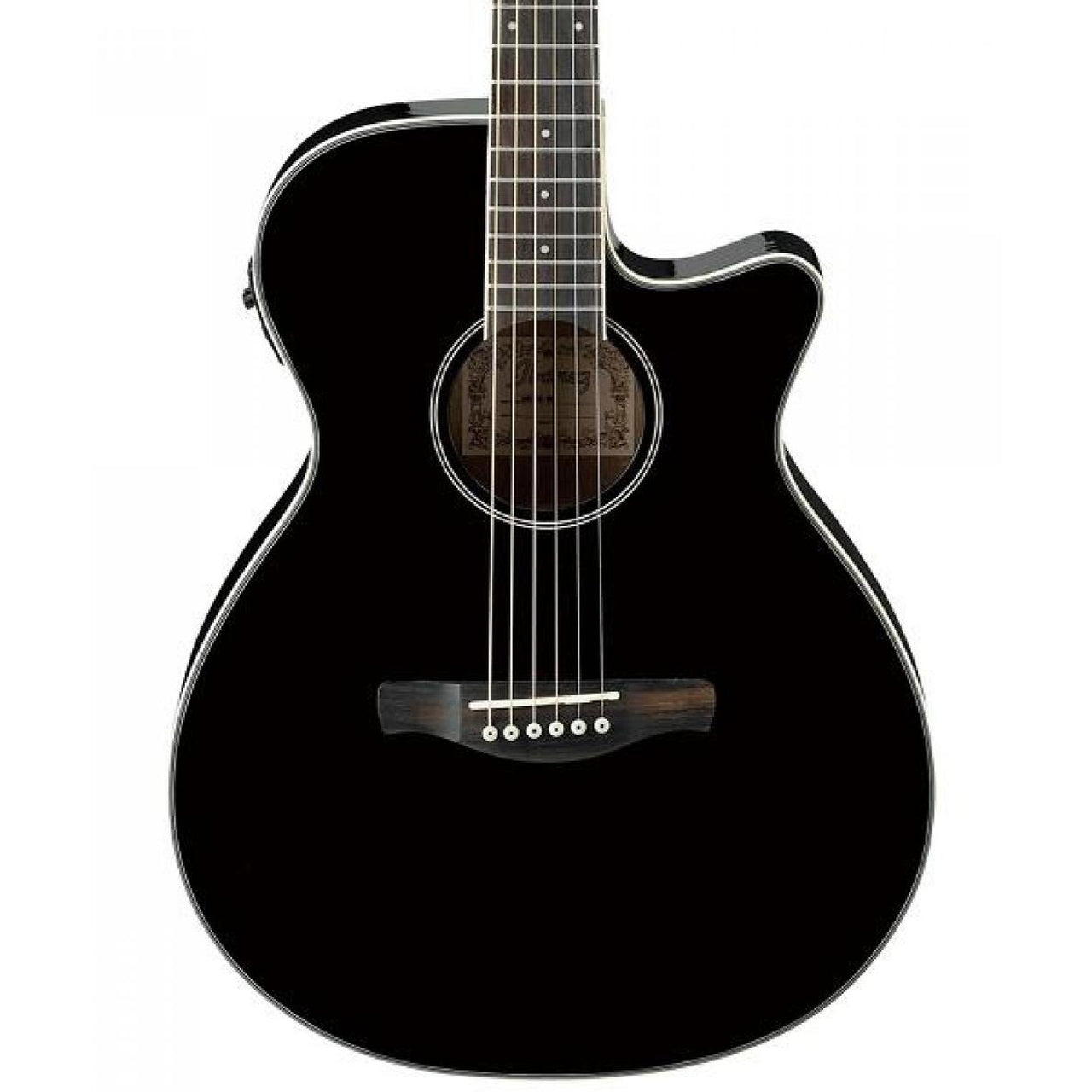 Guitarra Ibanez AEG8E-BK Electroacústica Negra
