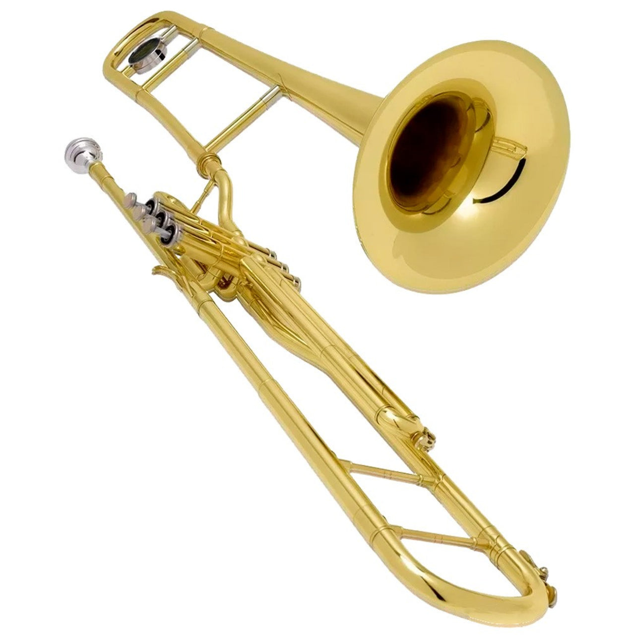 Trombon Embolos Silvertone Sltb003 Do Combinado Laqueado Cobrizado Con estuche