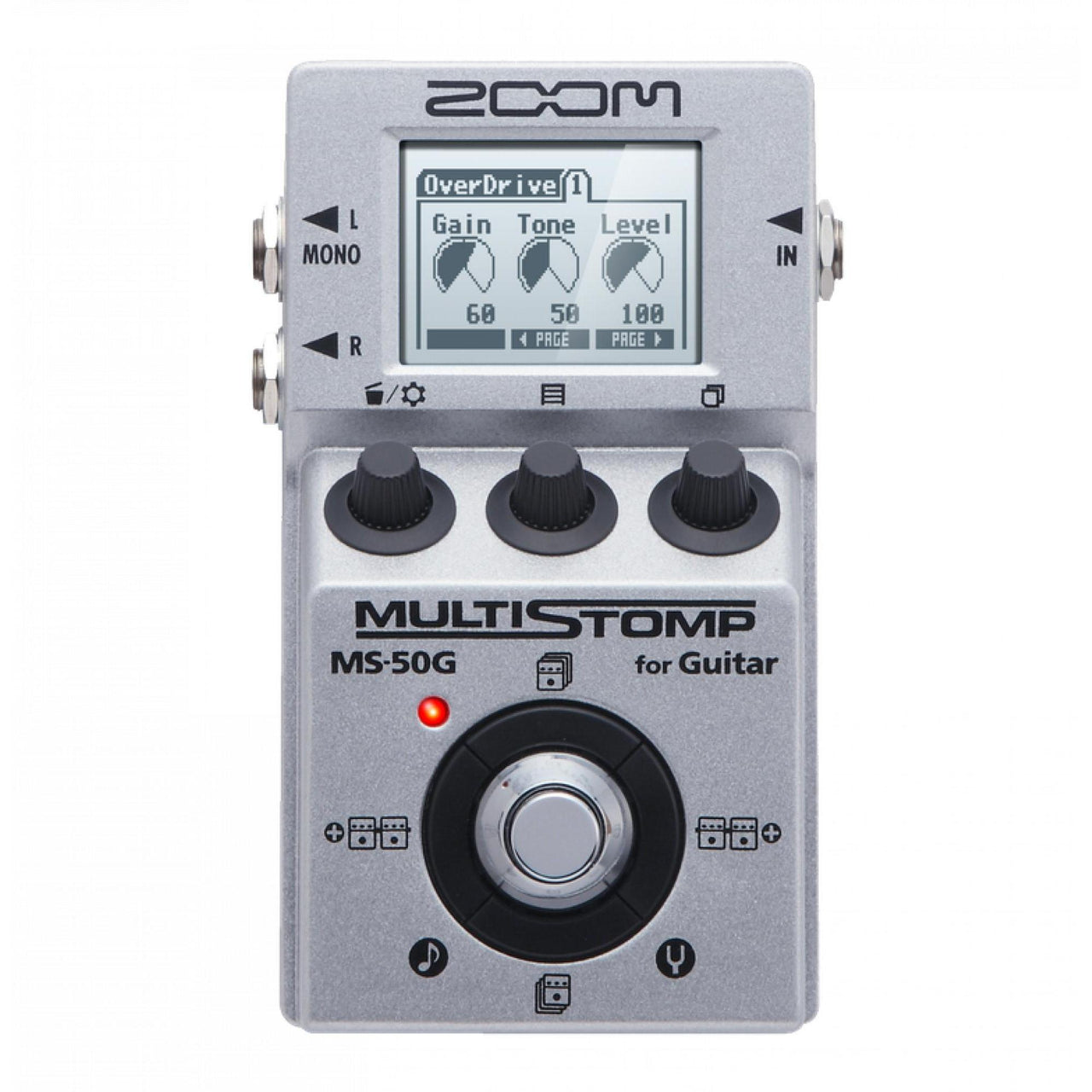 Pedal Zoom Multistomp Para Guitarra, Ms-50g