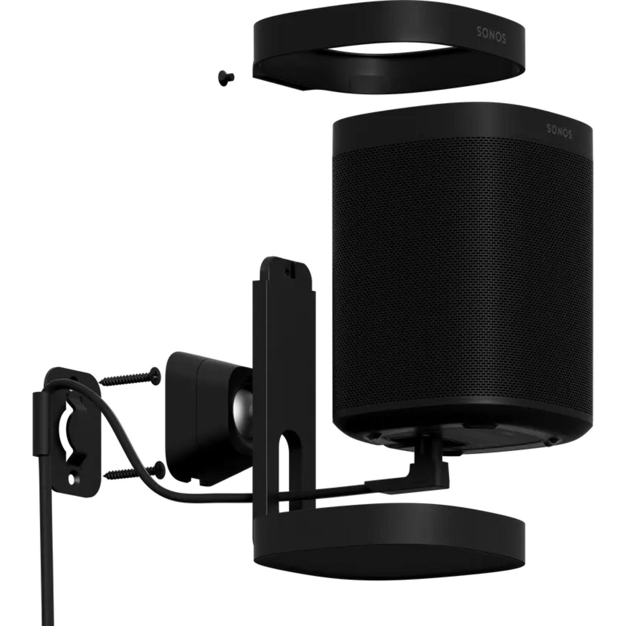 Soporte Sonos De Pared Compatible Con Sonos One Par S1wmpww1blk