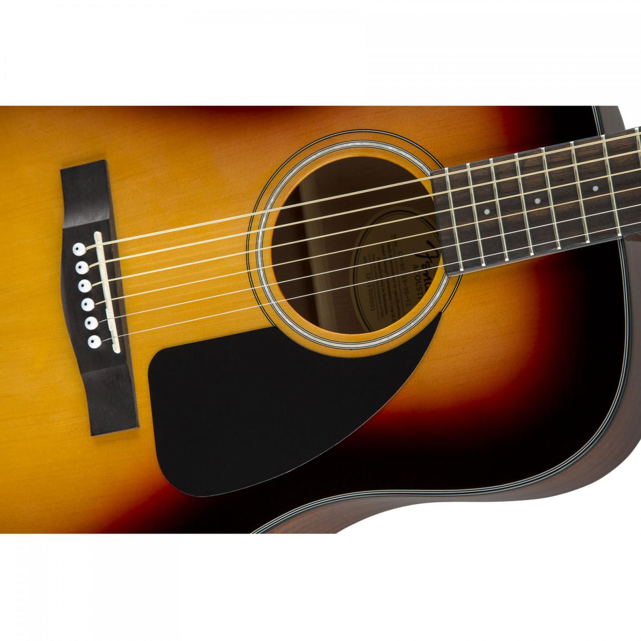 guitarra acustica fender cd-60 dread v3 c/estuche sb wn, 0970110232