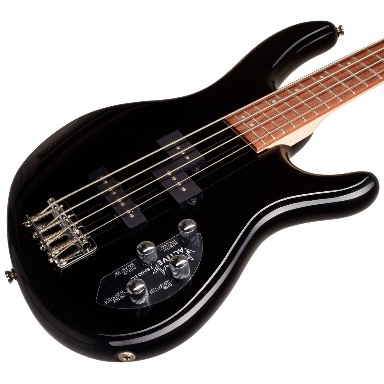 Bajo Electrico Cort "action Bass" Negro, Action Bass Plus Bk