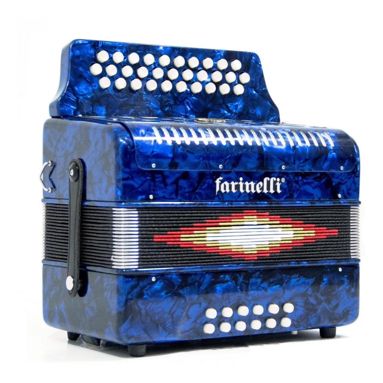 Acordeon Botones Farinelli Azul 3012 Fa, 3012faa