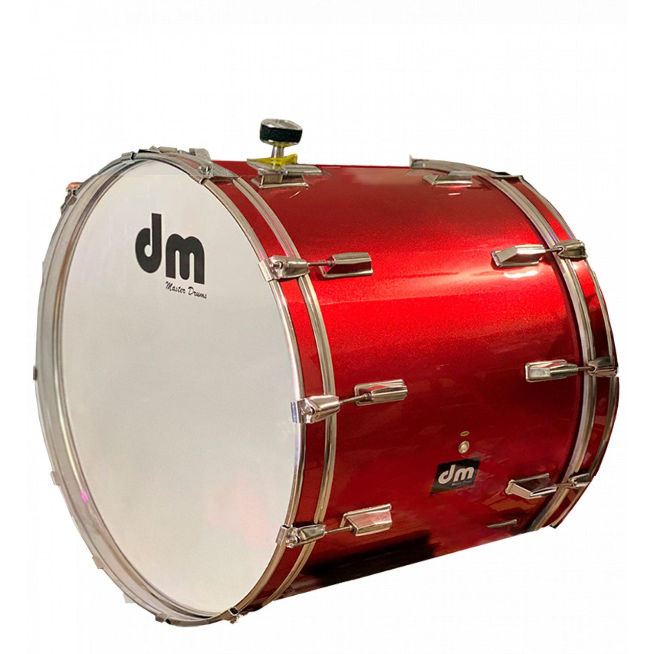 Tambora Dm Profesional 22 x 16 x 24 Rojo Sparkle Dmb221624rds