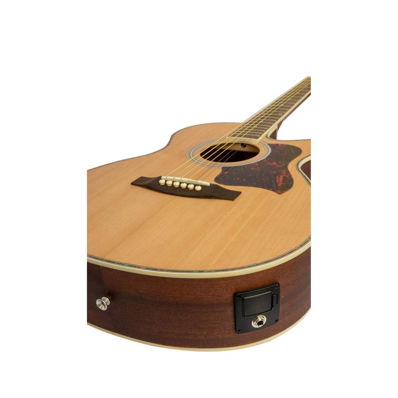 Guitarra Bamboo Ga-4021-na-q Electroacustica Con Funda