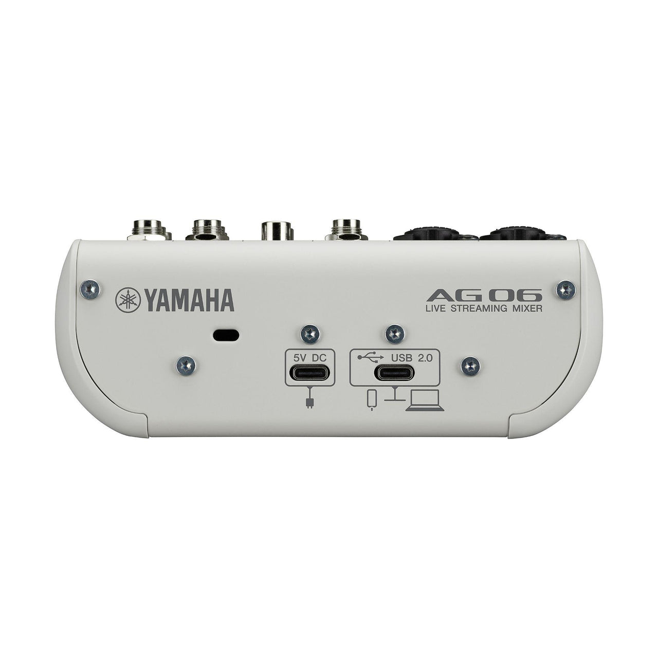 Mezcladora Yamaha 6 Canales Para Live Streaming, Ag06mk2w