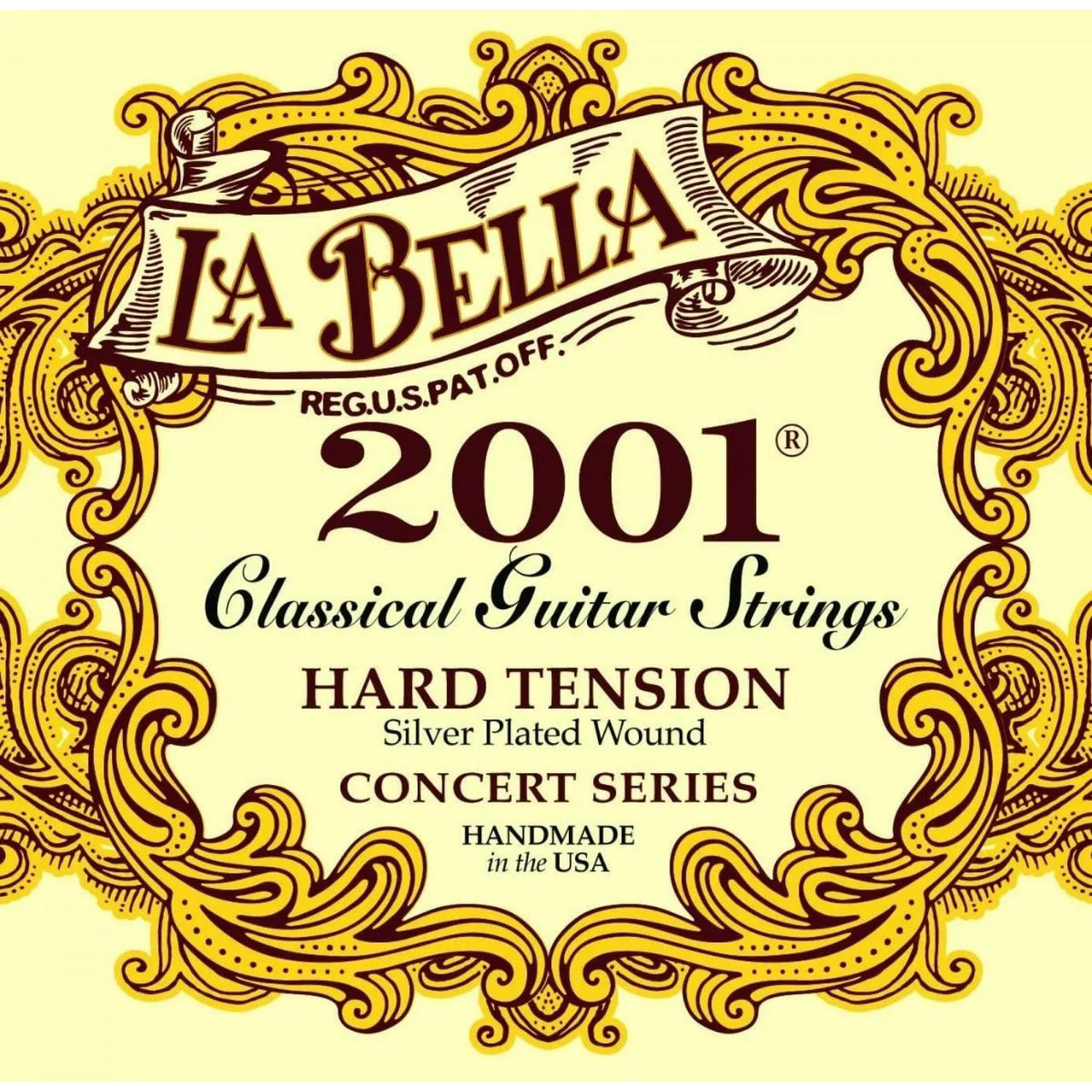 Encordadura La Bella Para Guitarra Tension Dura, 2001hard